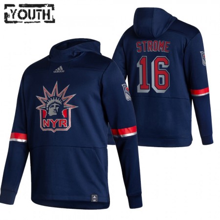 New York Rangers Ryan Strome 16 2020-21 Reverse Retro Hoodie Sawyer - Kinderen